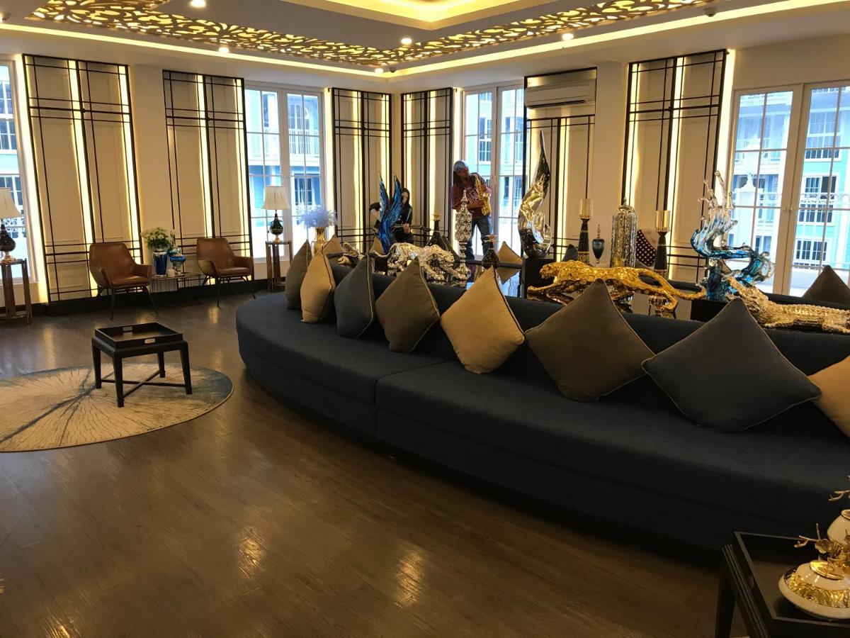 Grand Florida芭提雅带免费游泳池温泉和健身房和办公区水上花园公寓e208 Na Chom Thian Eksteriør billede