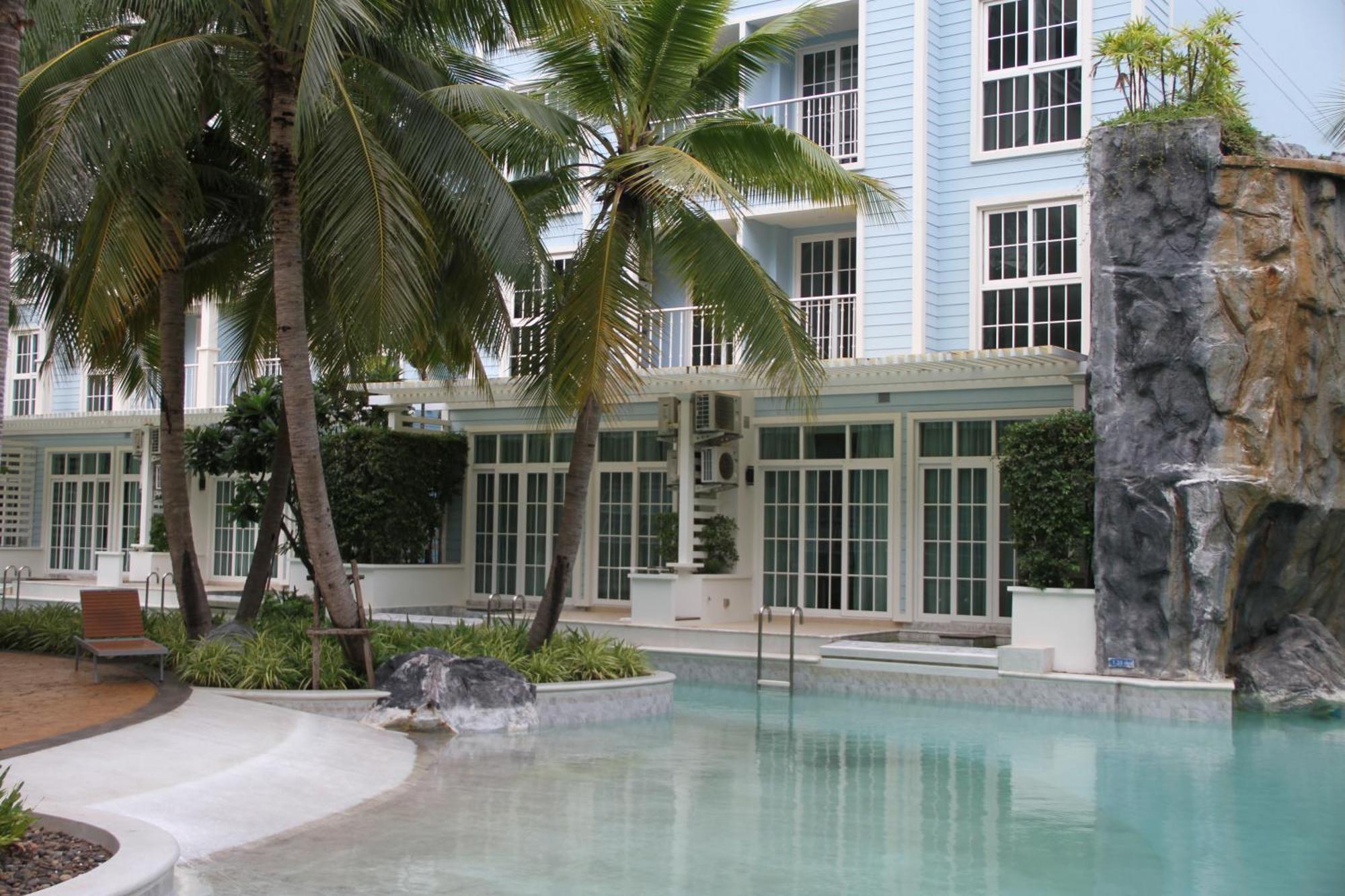 Grand Florida芭提雅带免费游泳池温泉和健身房和办公区水上花园公寓e208 Na Chom Thian Eksteriør billede